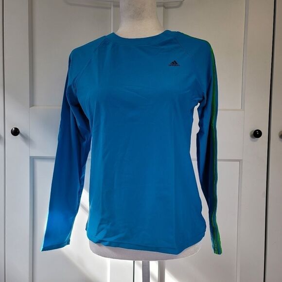 Adidas women long sleeve swim tee - Picture 2 of 9